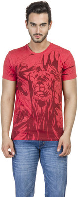 

Batman By Free Authority Printed Men' Round Neck Red T-Shirt, Poinsettia red mela