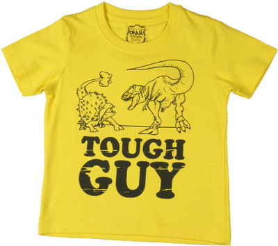 

Chalk by Pantaloons Boys Printed T Shirt(Yellow, Pack of 1, Butter cup yellow