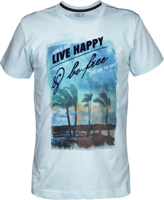

Gini & Jony Boys Solid T Shirt(Blue, Cool blue(c603)