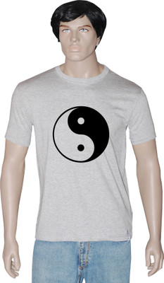 

Tshirt.in Graphic Print Men's Round Neck Grey T-Shirt, Grey melange