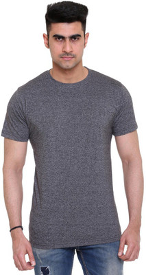 

Colors & Blends Solid Men's Round Neck Black T-Shirt