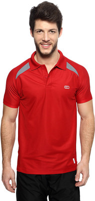 

Ajile by Pantaloons Solid Men's Polo Neck Red T-Shirt