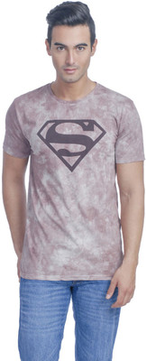 

Superman Printed Men's Round Neck Multicolor T-Shirt, Burlwood
