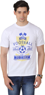 

Konners Printed Men's Round Neck White T-Shirt
