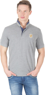 

Wilkins & Tuscany Solid Men's Henley Grey T-Shirt, Grey htr