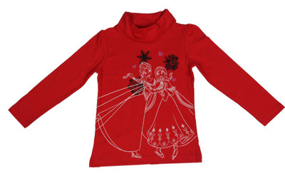 

Disney Girls Printed T Shirt(Red