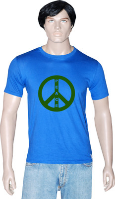 

Tshirt.in Graphic Print Men's Round Neck Blue T-Shirt, Royal blue