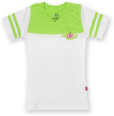 

Dreamszone Girls Solid T Shirt(Green)