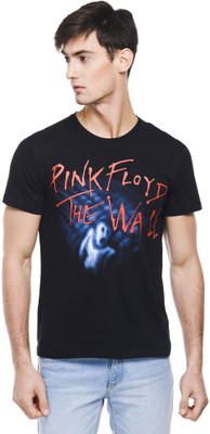 Pink Floyd Printed Men' Round Neck Blue T-Shirt, Navy