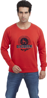

Parx Printed Men's Round Neck Red T-Shirt