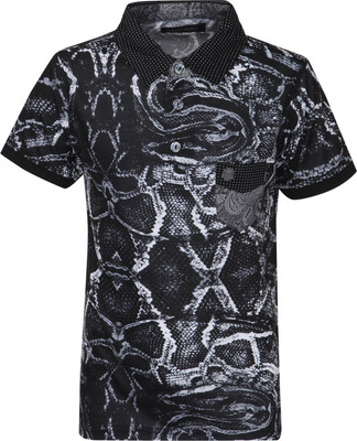 

Fritzberg Boys Printed T Shirt(Black