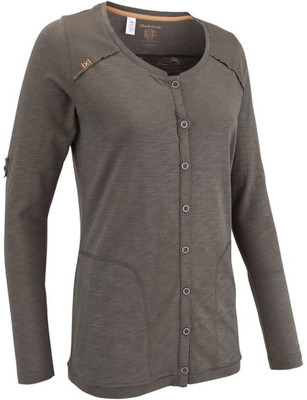 

Decathlon - Quechua Solid Women's Round Neck Grey T-Shirt, Quechua grey