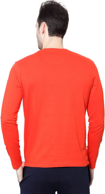 

Ajile by Pantaloons Solid Men's Round Neck Red T-Shirt, Bright red