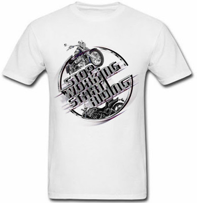 

SayItLoud Printed Men's Round Neck White T-Shirt
