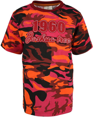 48% OFF on Joshua Tree Boys Printed Cotton T Shirt(Orange, Pack of 1) 48% OFF on Joshua Tree Boys Printed Cotton T Shirt(Orange, Pack of 1)