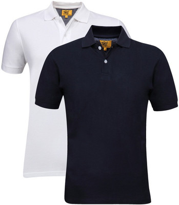 

Campus Sutra Solid Men Henley White, Blue T-Shirt(Pack of 2, Blue;white