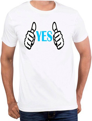 

PhotogiftsIndia Printed Men's Round Neck White T-Shirt