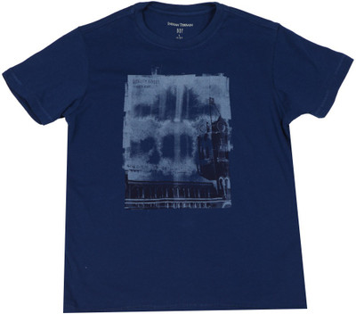 

Indian Terrain Boys Printed T Shirt(Blue, Pack of 1, Cobalt