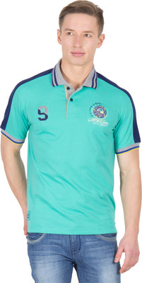 

Wilkins & Tuscany Solid Men's Polo Neck Blue T-Shirt, Atlantis