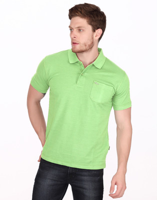 

Fritzberg Solid Men's Polo Neck Light Green T-Shirt