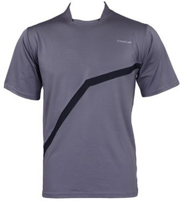 

Freestyle Solid Men's Round Neck Grey T-Shirt