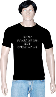 

Tshirt.in Graphic Print Men's Round Neck Black T-Shirt, Jet balck