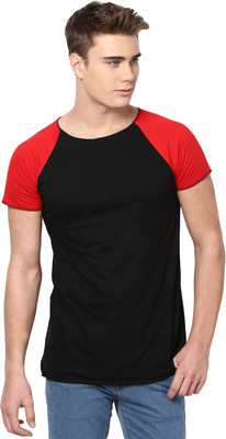

Unisopent Designs Solid Men' Round Neck Black, Red T-Shirt