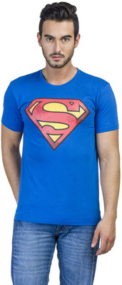 

Superman Printed Men' Round Neck Blue T-Shirt, Royal blue