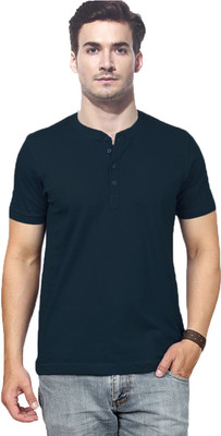 

Gallop Solid Men's Henley Dark Blue T-Shirt, Navy