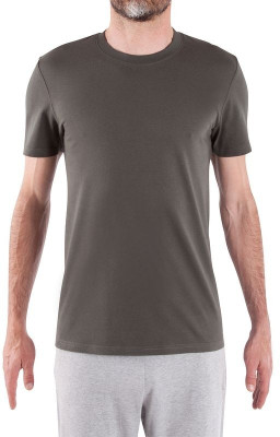 

Decathlon - Domyos Solid Men's Round Neck Brown T-Shirt