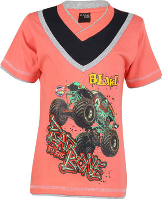 

Meril Boys Printed T Shirt(Orange, Fanta