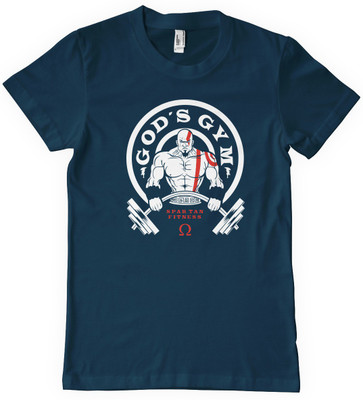 

DNA Graphic Print Men' Round Neck Dark Blue T-Shirt, Navy