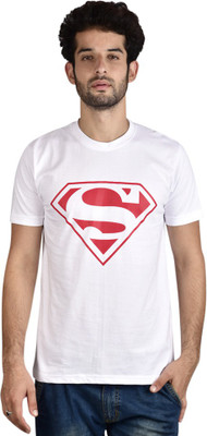 

Menlo Graphic Print Men's Round Neck White T-Shirt