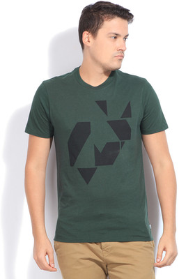 

Levi's Printed Men's Round Neck Green T-Shirt