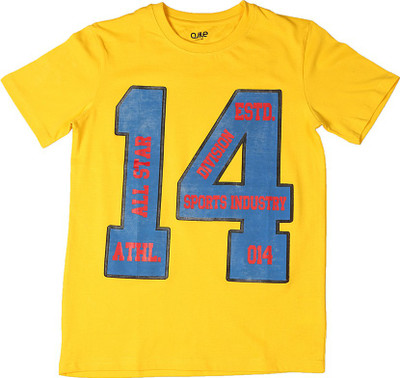 

Ajile by Pantaloons Boys Printed T Shirt(Yellow, Pack of 1