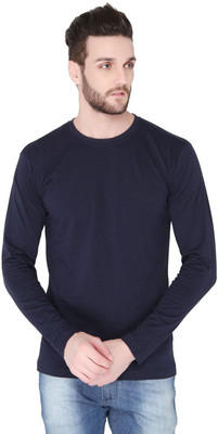

Joke Tees Solid Men's Round Neck Dark Blue T-Shirt, Navy blue