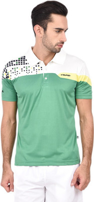 

Head Checkered Men' Polo Neck Green, White T-Shirt