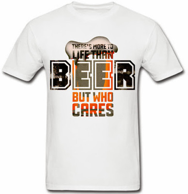 

SayItLoud Printed Men's Round Neck White T-Shirt