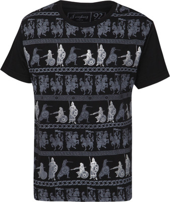 

Fritzberg Boys Printed T Shirt(Black