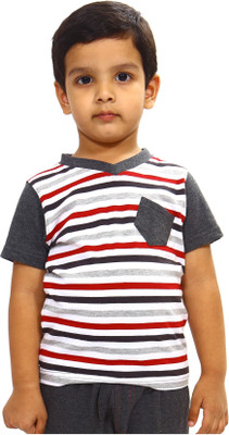 25% OFF on Bio Kid Boys Striped T Shirt(Multicolor)