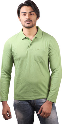 

Spur Solid Men' Polo Neck Green T-Shirt, Parrot green