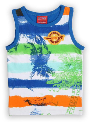 

Lilliput Boys Printed Cotton T Shirt(Multicolor, Pack of 1, Blue