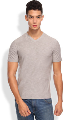 

Arise Self Design Men's V-neck Grey T-Shirt, Concrete