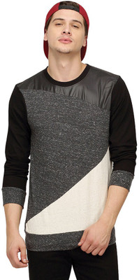 

Campus Sutra Solid Men Round Neck Grey T-Shirt, Charcoal