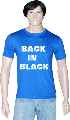 

Tshirt.in Graphic Print Men's Round Neck Blue T-Shirt, Royal blue