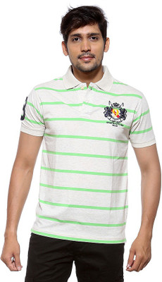

Sports 52 Wear Striped Men's Polo Neck Multicolor T-Shirt