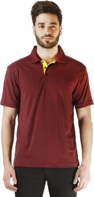 

Revo Solid Men's Polo Neck Multicolor T-Shirt