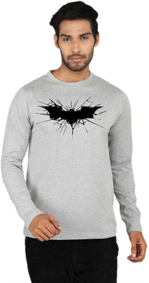 

SayItLoud Graphic Print Men's Round Neck Grey T-Shirt