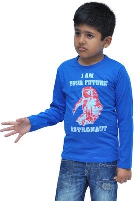 32% OFF on Bio Kid Boys Graphic Print T Shirt(Blue)