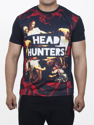 

Fugazee Lifestyle Graphic Print Men's Round Neck Black T-Shirt